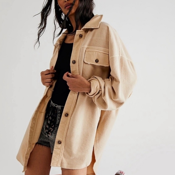 Free People Jackets & Blazers - Free People Ruby Shacket jacket in the 'sweetheart sunrise'